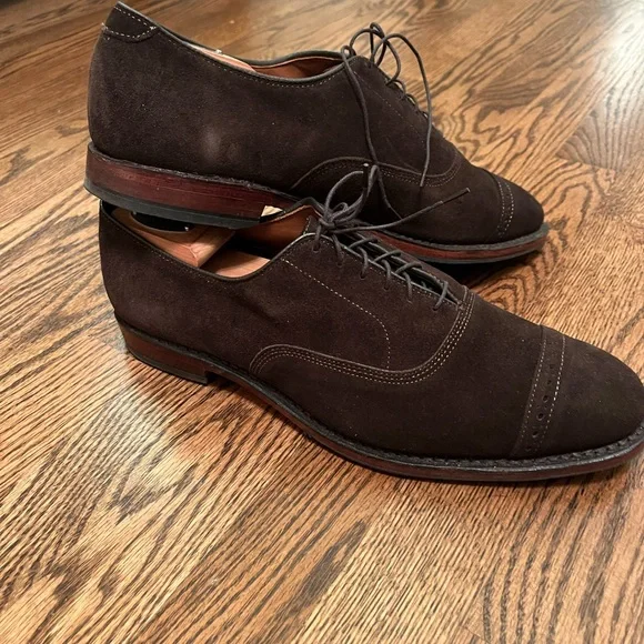 Allen Edmonds- Suede Fifth Avenue- Chocolate- 10.5D